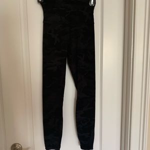 Gray camo Lululemon Align pants